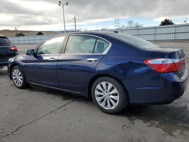 HONDA ACCORD EXL 2013 blue  gas 1HGCR2F8XDA206228 photo #3