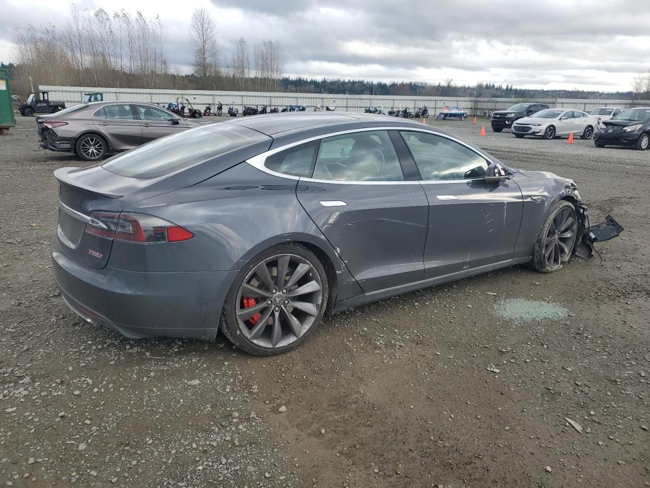 Lot #3004345795 2016 TESLA MODEL S