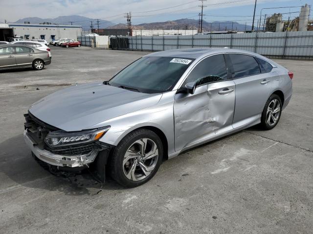 HONDA ACCORD EX 2018 silver  gas 1HGCV1F4XJA084095 photo #1