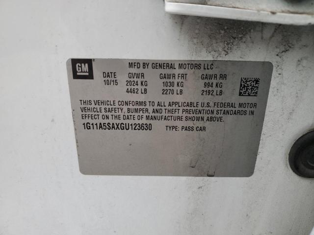 2016 CHEVROLET MALIBU LIM - 1G11A5SAXGU123630
