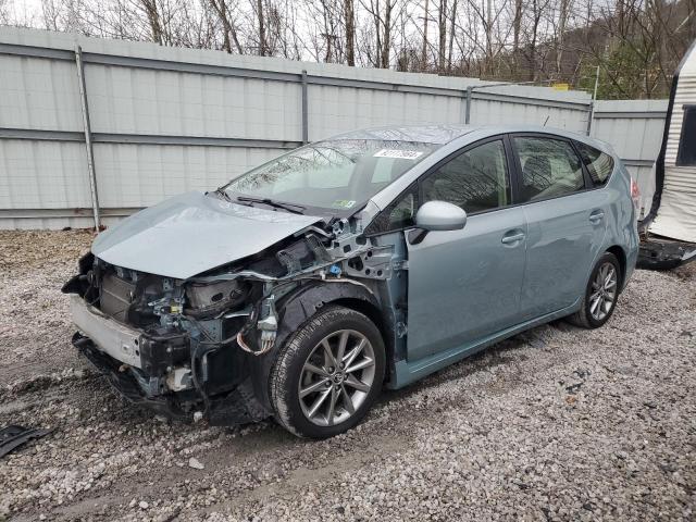 TOYOTA PRIUS V 2015 teal  hybrid engine JTDZN3EU3FJ016783 photo #1