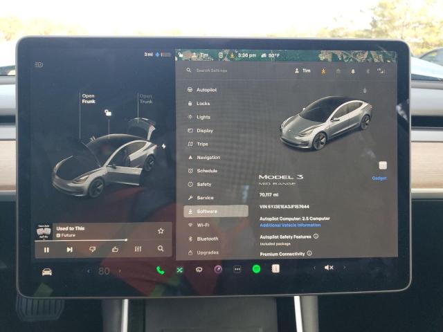 VIN 5YJ3E1EA3JF157644 2018 TESLA MODEL 3 no.9