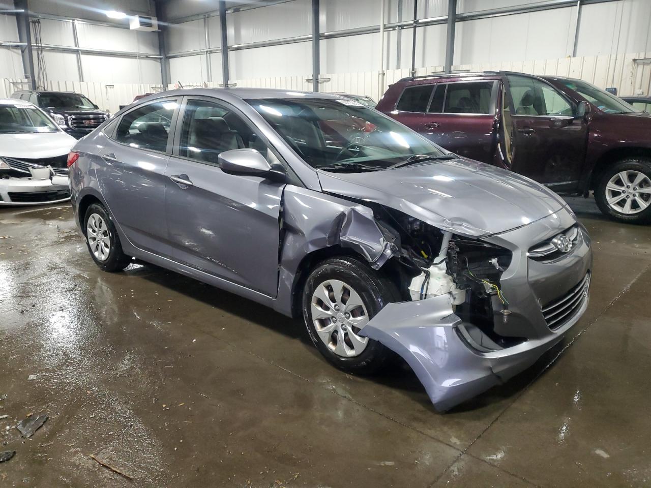 Lot #2979386640 2015 HYUNDAI ACCENT GLS