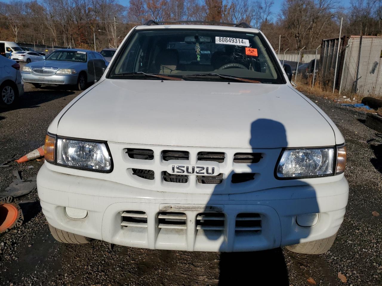 Lot #2993635501 2001 ISUZU RODEO S