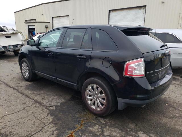 FORD EDGE SEL P 2007 black  gas 2FMDK49C67BA30656 photo #3