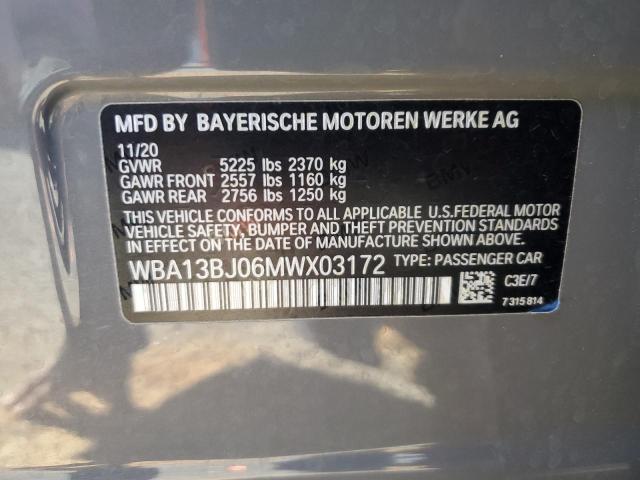 2021 BMW 530 XI - WBA13BJ06MWX03172