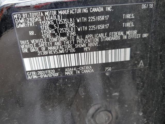 2018 TOYOTA RAV4 LE - 2T3BFREV5JW817106
