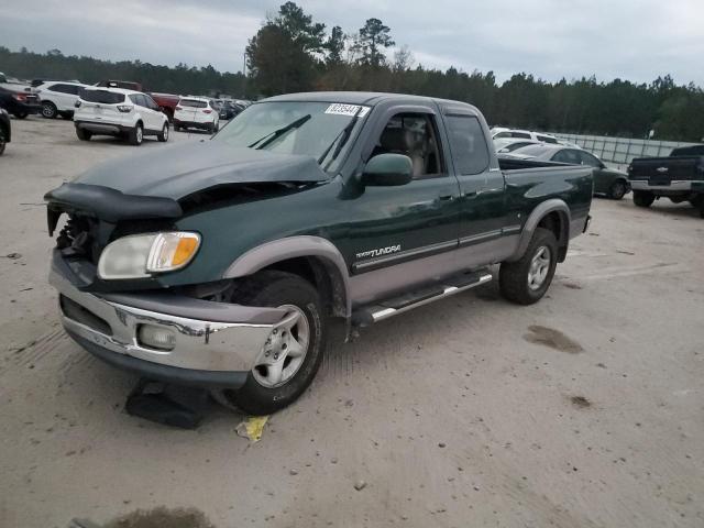 TOYOTA TUNDRA ACC 2001 green 4dr ext gas 5TBRT38131S157011 photo #1