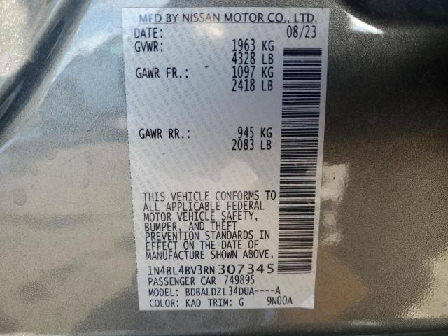 2024 NISSAN ALTIMA S - 1N4BL4BV3RN307345
