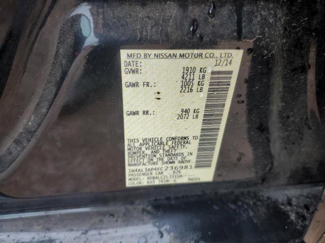 2015 NISSAN ALTIMA 2.5 - 1N4AL3AP4FC236981