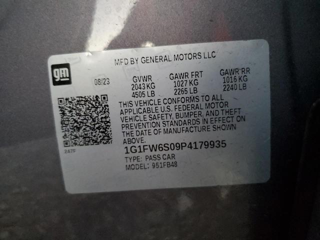 2023 CHEVROLET BOLT EV 1L - 1G1FW6S09P4179935