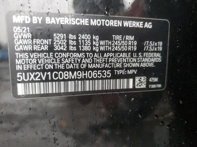 2021 BMW X4 XDRIVE3 - 5UX2V1C08M9H06535