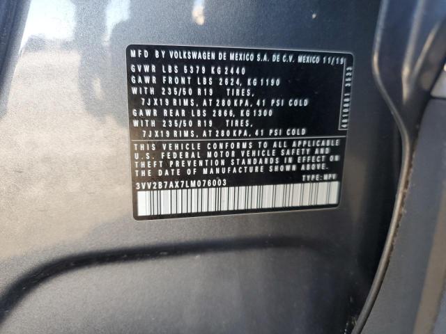2020 VOLKSWAGEN TIGUAN SE - 3VV2B7AX7LM076003