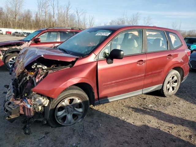 SUBARU FORESTER 2 2017 red  gas JF2SJAAC0HG588622 photo #1