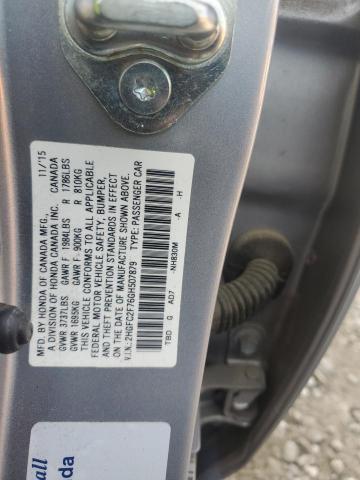 2016 HONDA CIVIC EX - 2HGFC2F76GH507879