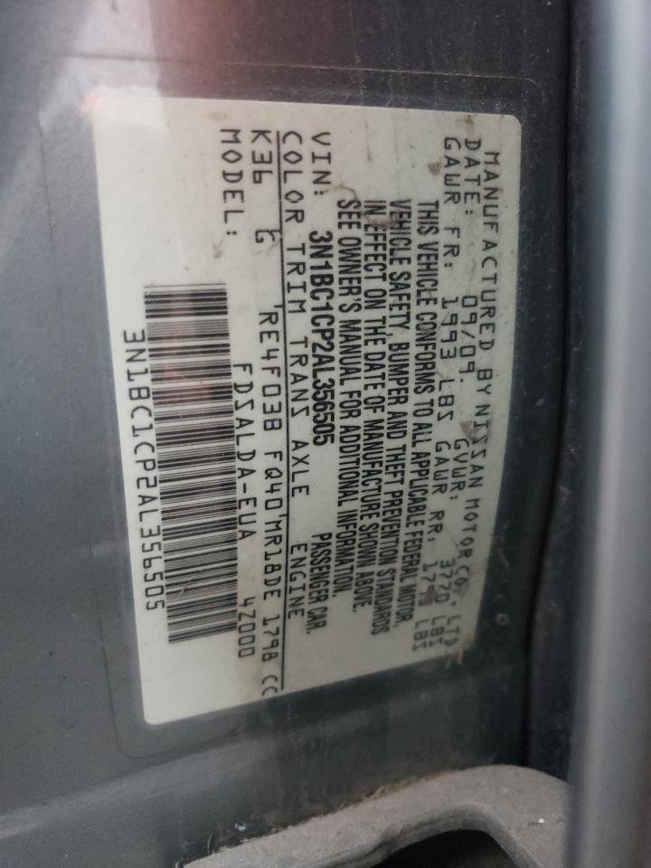 Lot #2974751190 2010 NISSAN VERSA S