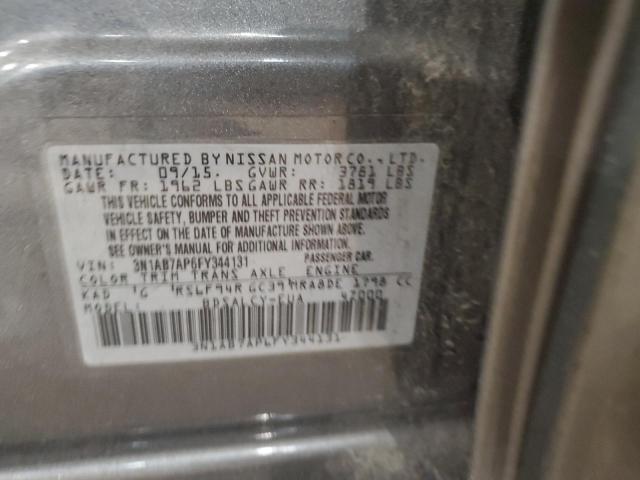 2015 NISSAN SENTRA S - 3N1AB7AP6FY344131