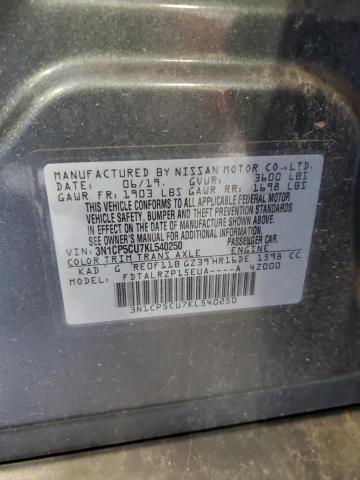 2019 NISSAN KICKS S - 3N1CP5CU7KL540250