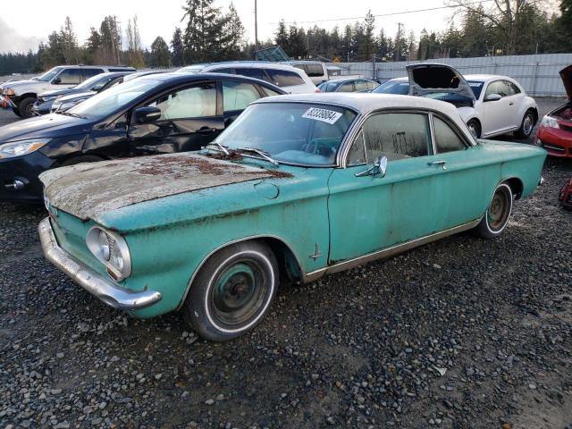 CHEVROLET CORVAIR 1964 turquoise   40927W262698 photo #1