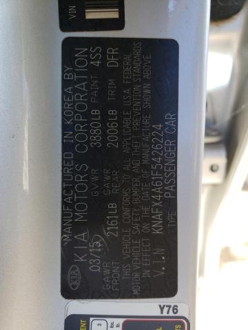 2015 KIA FORTE LX - KNAFX4A61F5426224