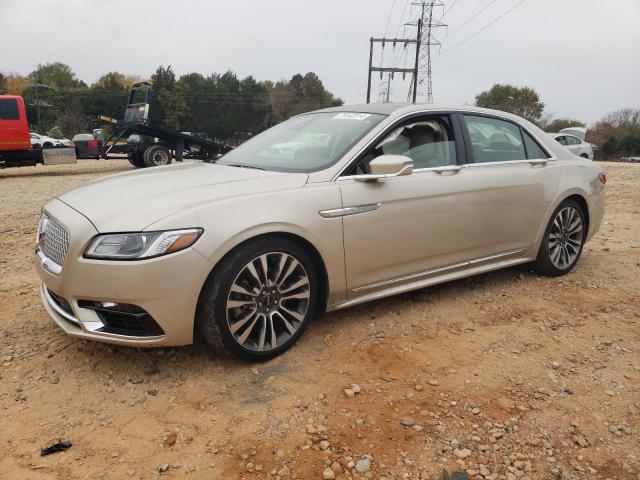 LINCOLN CONTINENTA 2017 gold  gas 1LN6L9NC3H5624409 photo #1