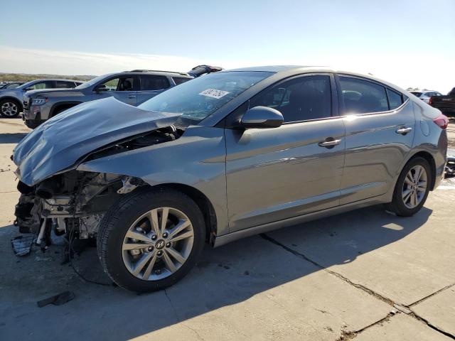 HYUNDAI ELANTRA SE 2018 gray  gas KMHD84LF1JU608634 photo #1