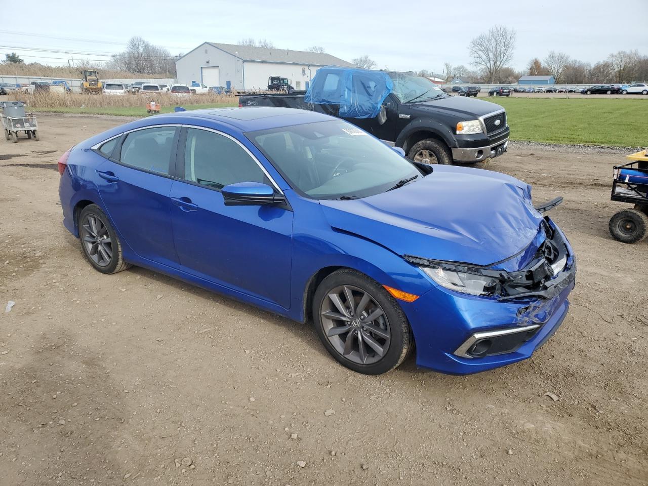 Lot #2986376200 2020 HONDA CIVIC EX