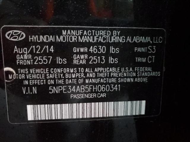 2015 HYUNDAI SONATA SPO - 5NPE34AB5FH060341