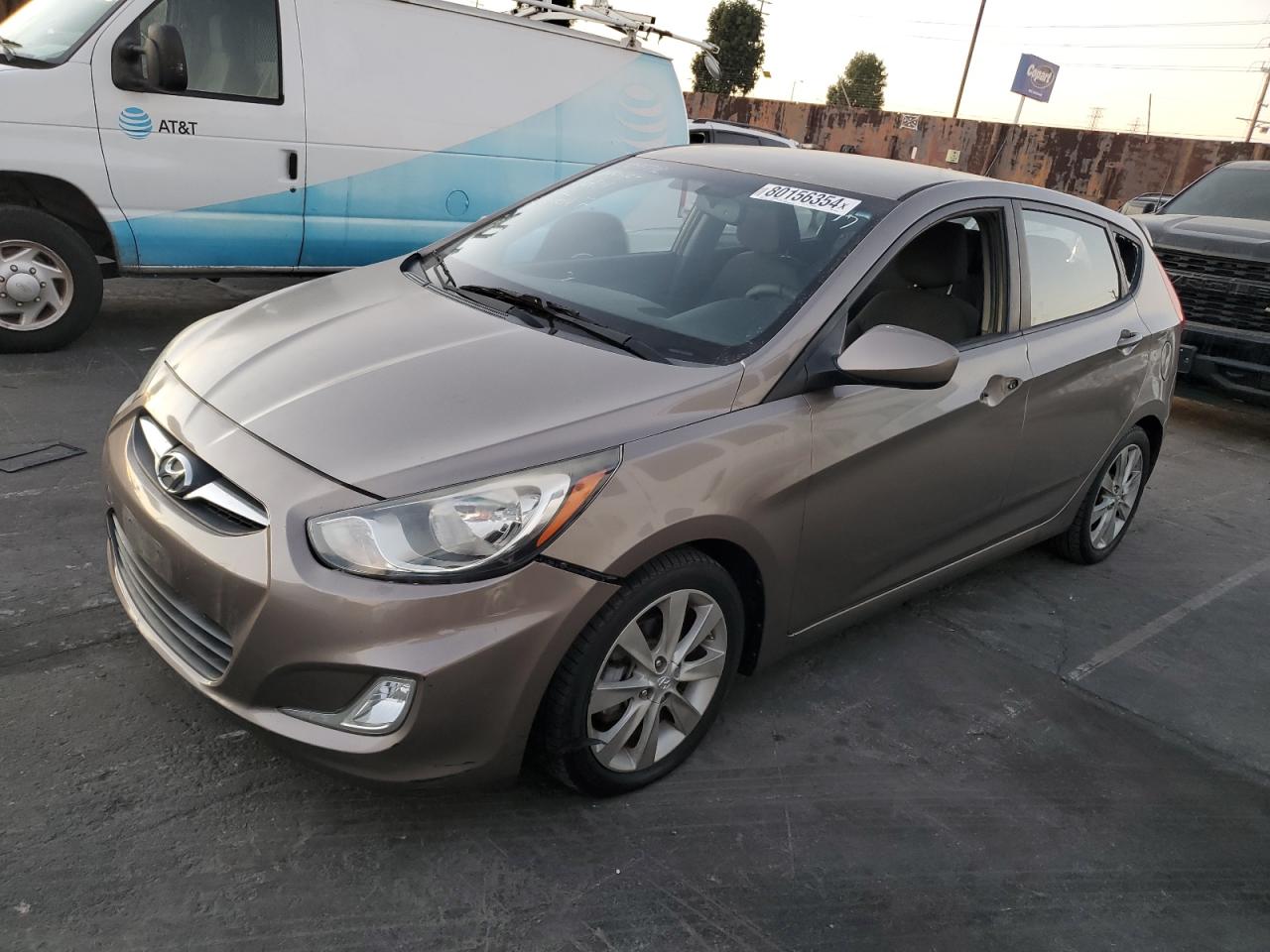 Lot #2989478735 2012 HYUNDAI ACCENT GLS