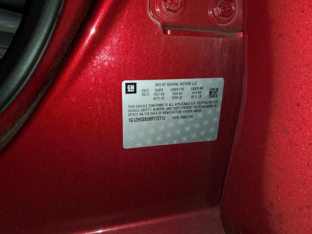 2017 CHEVROLET MALIBU PRE - 1G1ZH5SX6HF272710