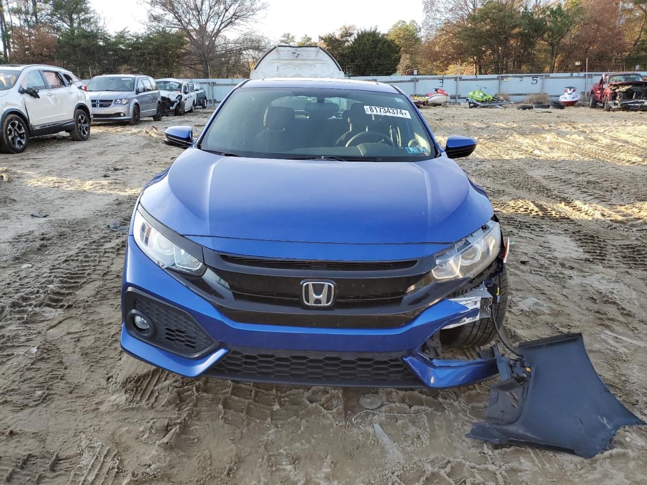 Lot #3024676631 2018 HONDA CIVIC EX