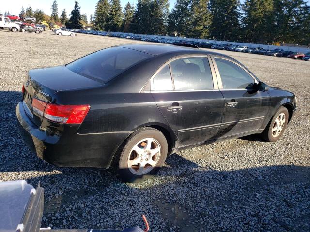 HYUNDAI SONATA GLS 2006 black  gas KMHEU46C36A141548 photo #4