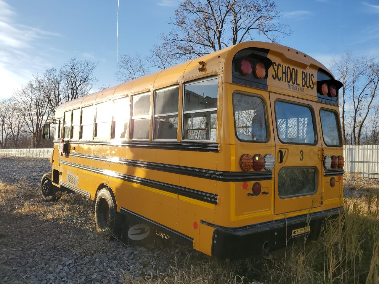 Lot #2970046522 2021 BLUE BIRD SCHOOL BUS