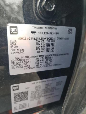 2023 GMC SIERRA K15 - 1GTUUEE84PZ103977