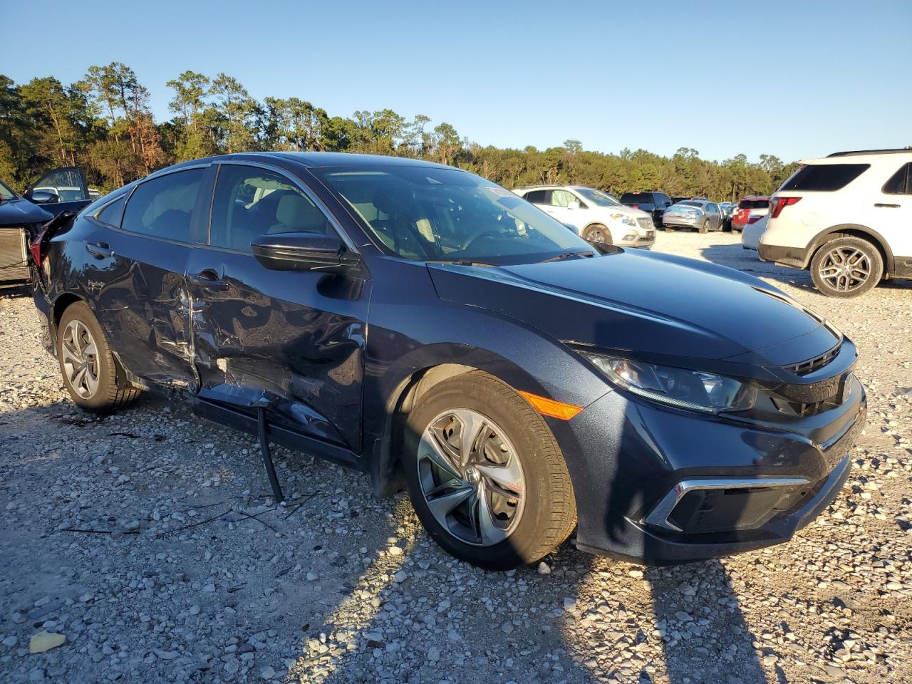 Lot #3020991396 2020 HONDA CIVIC LX