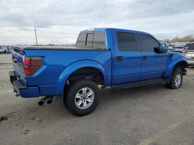 FORD F150 SVT R 2012 blue  gas 1FTFW1R62CFC85162 photo #4