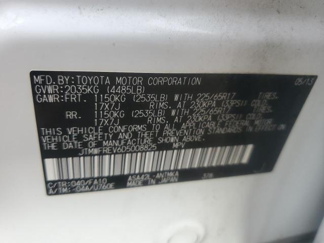 VIN JTMWFREV6D5008825 2013 TOYOTA RAV4 no.13