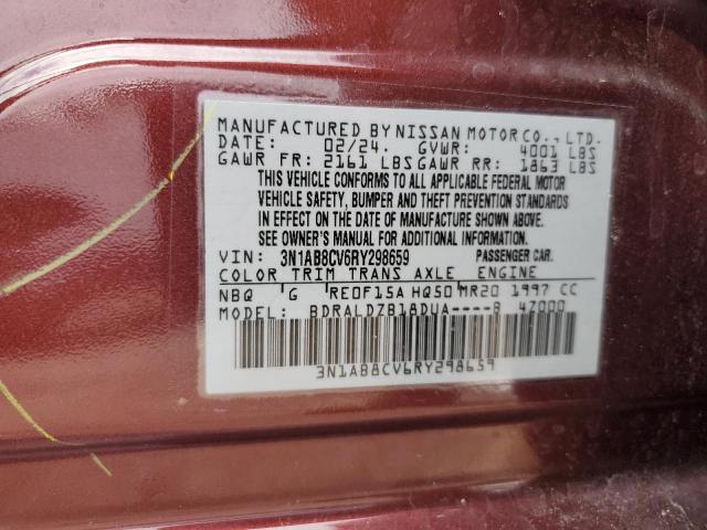 VIN 3N1AB8CV6RY298659 2024 Nissan Sentra, SV no.12