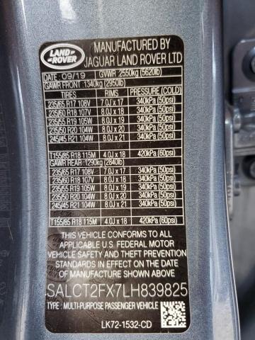 2020 LAND ROVER DISCOVERY - SALCT2FX7LH839825