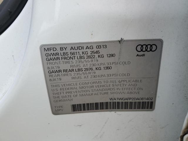 VIN WA1WGAFP2DA081402 2013 AUDI Q5 no.13