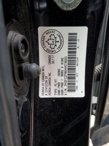2017 HONDA CIVIC EX - 2HGFC2F86HH018005