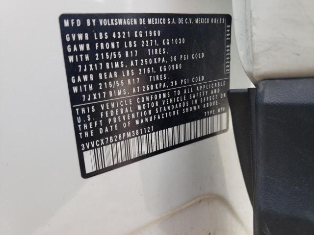 2023 VOLKSWAGEN TAOS S - 3VVCX7B26PM381121