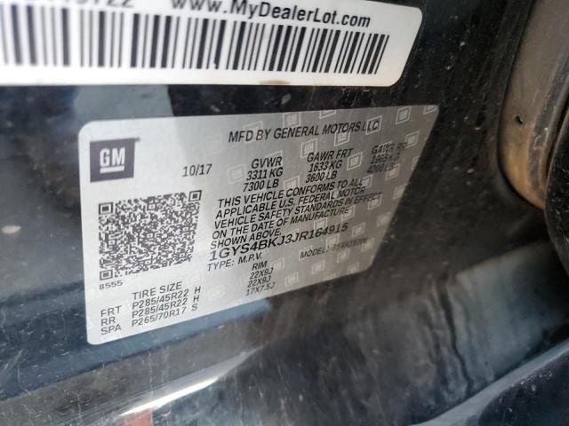 2018 CADILLAC ESCALADE L - 1GYS4BKJ3JR164915