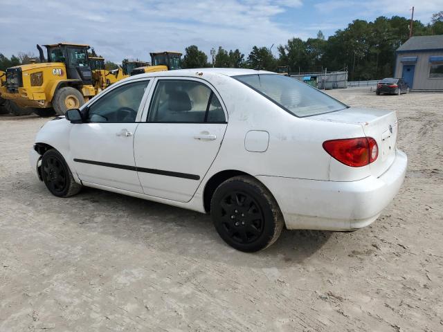 TOYOTA COROLLA CE 2003 white  gas JTDBR32E930005324 photo #3