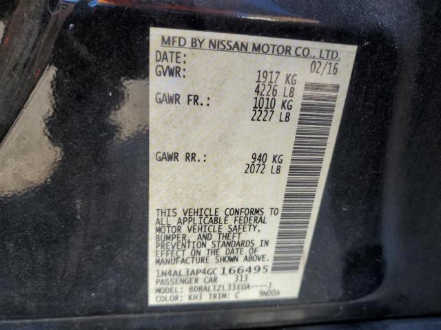 2016 NISSAN ALTIMA 2.5 - 1N4AL3AP4GC166495