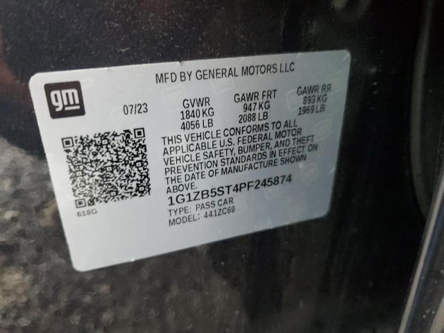 VIN 1G1ZB5ST4PF245874 2023 CHEVROLET MALIBU no.12