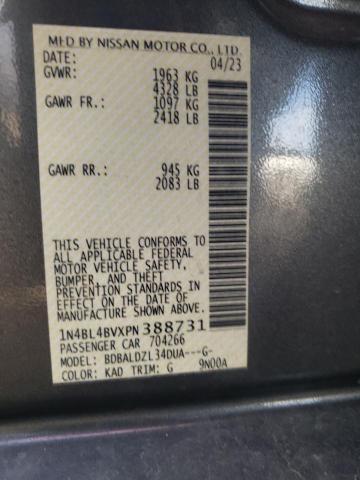2023 NISSAN ALTIMA S - 1N4BL4BVXPN388731