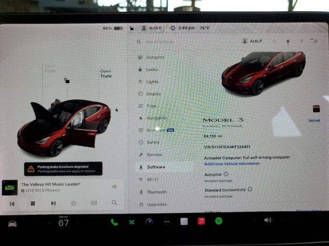 2019 TESLA MODEL 3 - 5YJ3E1EA4KF324451