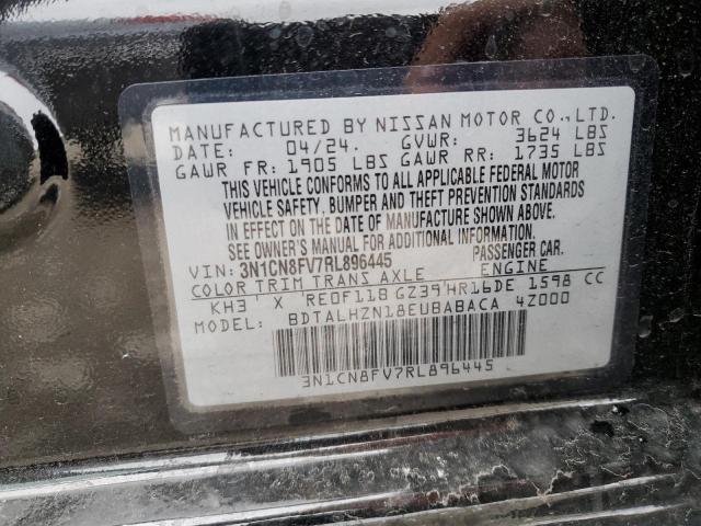 2024 NISSAN VERSA SR - 3N1CN8FV7RL896445