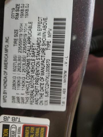 2020 ACURA RDX ADVANC - 5J8TC2H7XLL009570